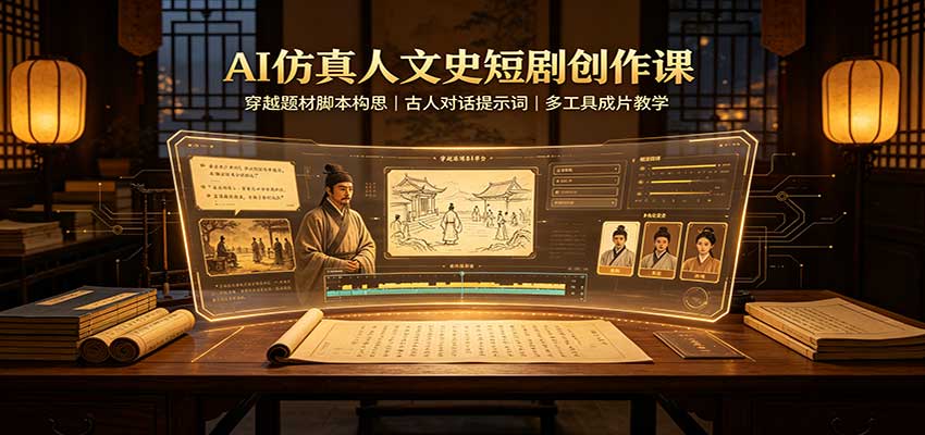 AI��������ʷ�̾紴���Σ���Խ��Ľű���˼�����˶Ի���ʾ�ʣ��๤�߳�Ƭ��